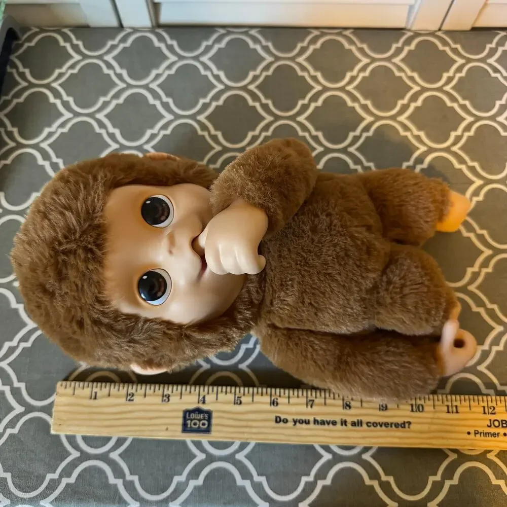 Little Live Pets My Baby Monkey Mango interactive plush toy working sounds doll